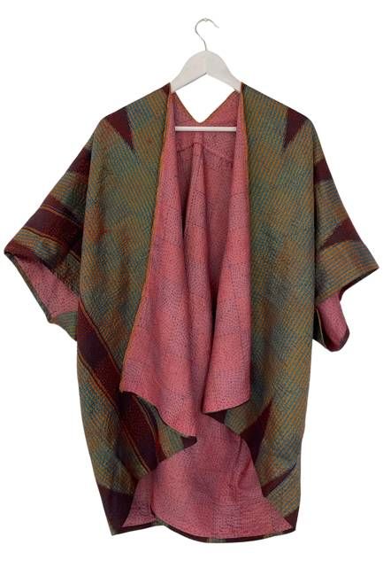 Vintage Silk Trudi Poncho No.52 Jodhpur Edit