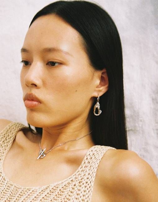 Shell Earrings Silver