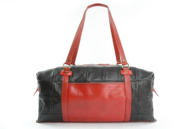 Weekend Bag | Leather & Fire-hose