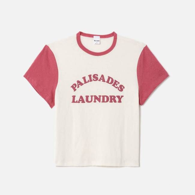 Jagger Boxy Jersey Palisades - Vintage White Old Rose