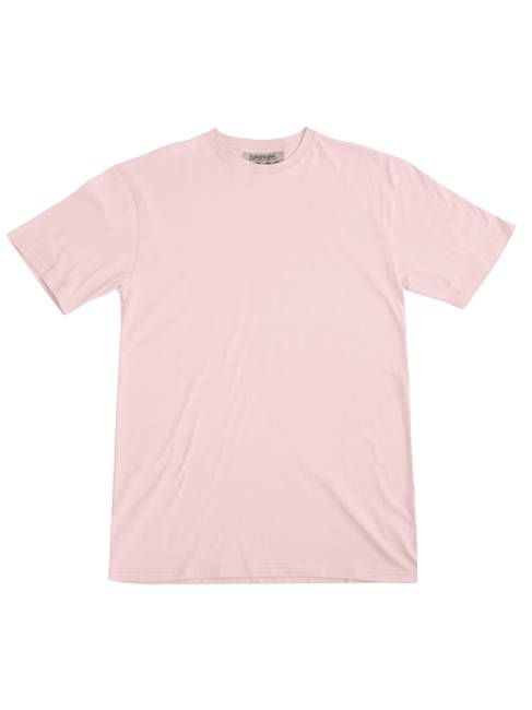 Plant Dyed Organic Oversized Tee in Pink