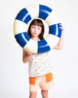 Kids' Organic Cotton Fish Print Tank Top