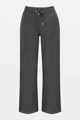 The Organic Wide-Leg Sweatpants - Grey