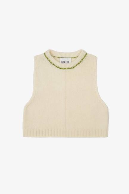 Ada Sweater Vest, Ivory