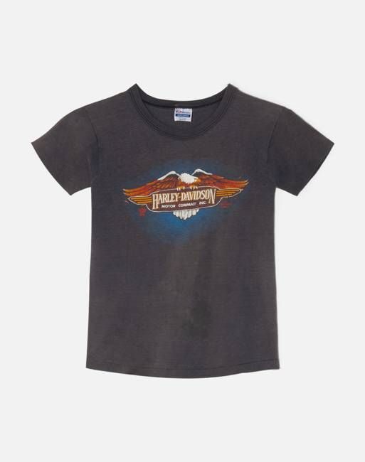 Vintage 90s Harley Baby Tee - #1512