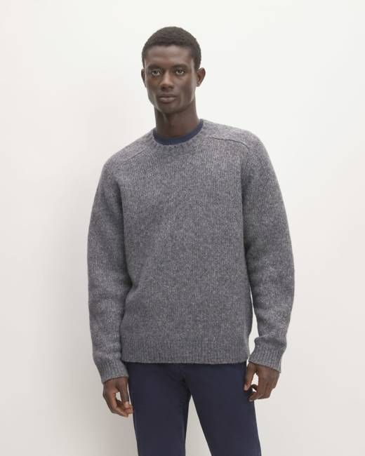 The Cloud Crewneck Sweater | Heathered Dark Charcoal