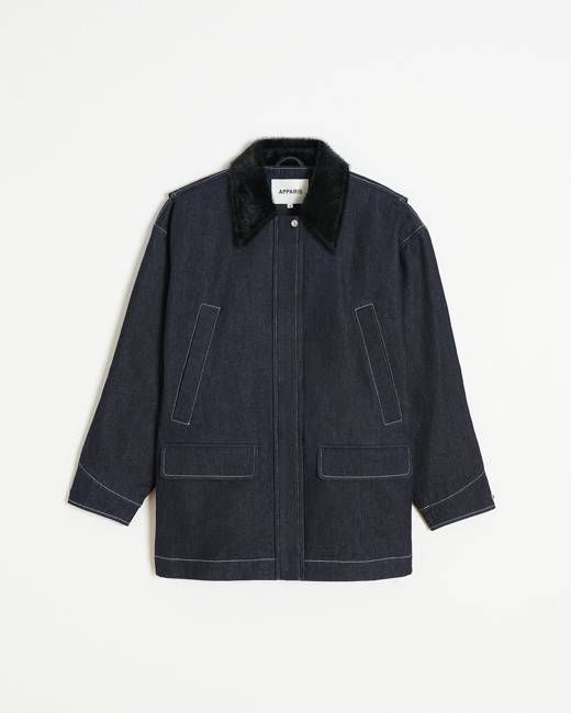 Clive Workwear Jacket Indigo
