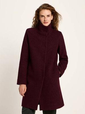 Walk coat with stand-up collar (GOTS)