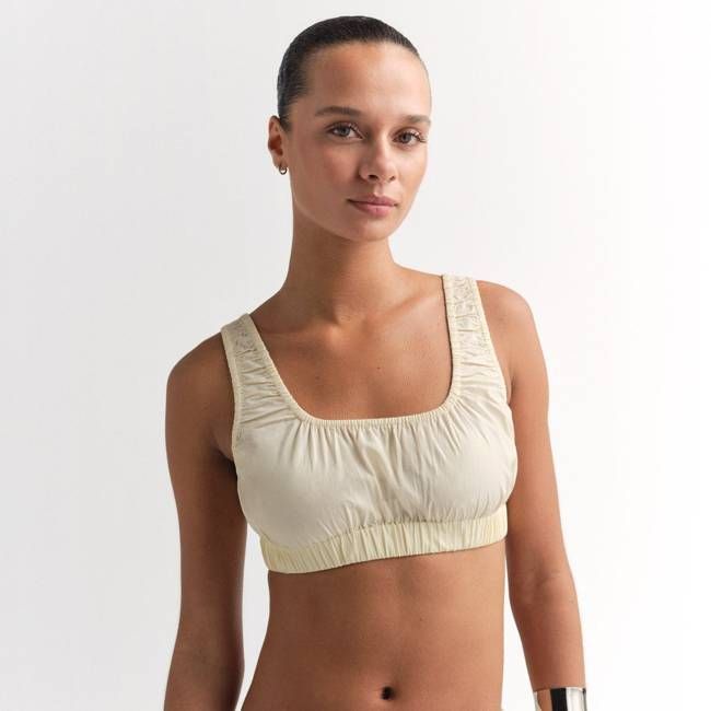Organic Poplin Cropped Top