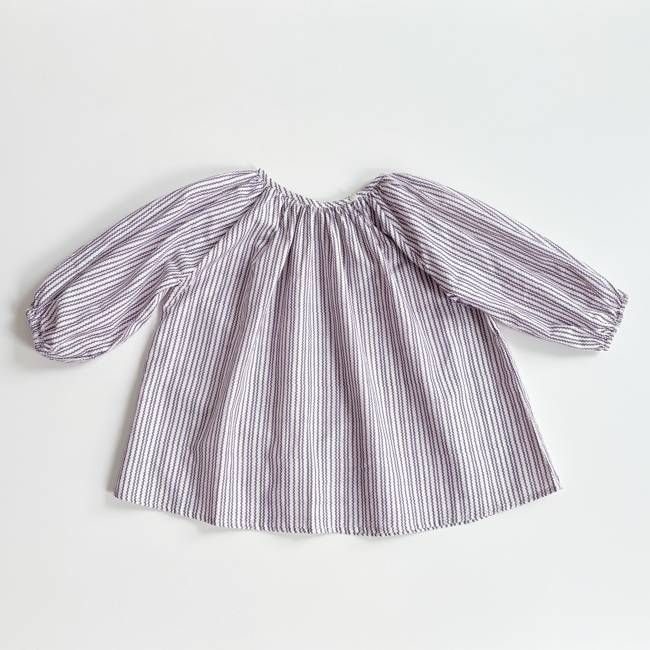 Peasant Tunic, Ric Rac Print, Pansy, Size 5