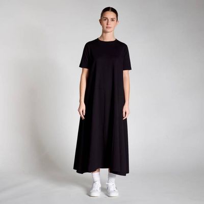 Long Line Organic T-Shirt Dress
