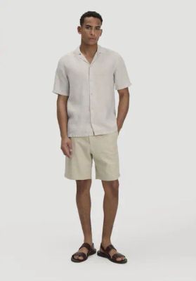 ENEA Relaxed shorts made from organic cotton with linen