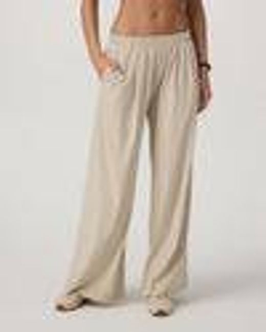 Villa Vibes Wideleg - Short | Women's Dark Porcelain Pant | Vuori