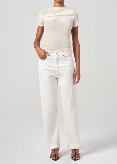 90's Mid Rise Straight in Fortune Cookie