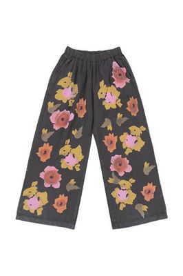 Floral Twill Disco Pant