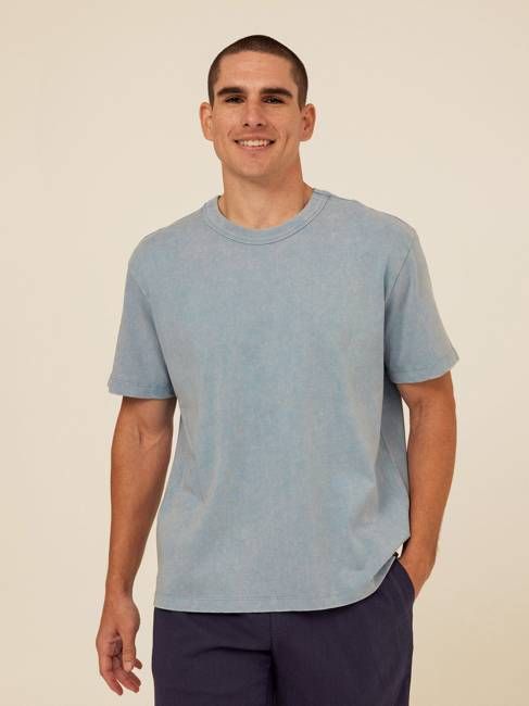 Johnny Relaxed Fit Mineral Wash Jersey Tee