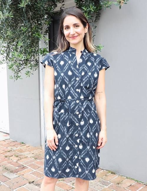 Nilam Organic Cotton Button Up Dress