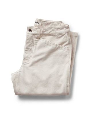 The Painter Pant in Seeded Natural Chipped Canvas