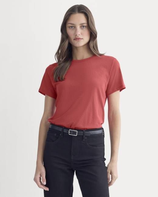 The Slim Air Tee | Vintage Red