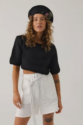 Lake Galvė: Handmade Black Top