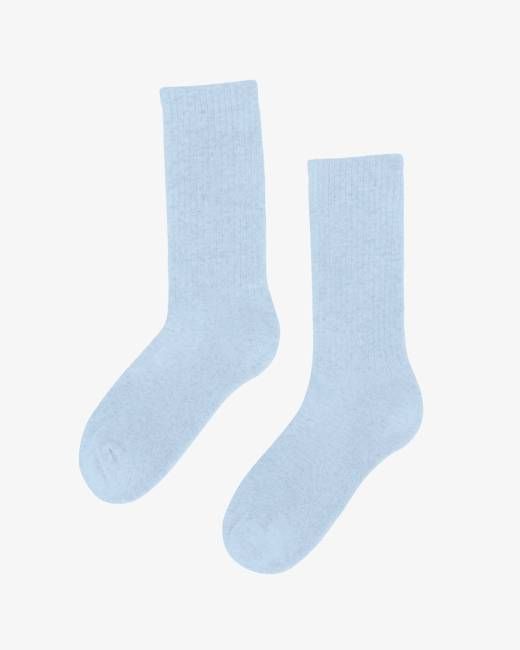 Organic Active Sock - Polar Blue