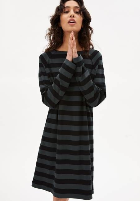 DANIKAA STRIPE| vintage green-black
