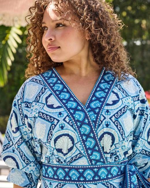 Tide & Tile - Frida Dress - Seashell Blue