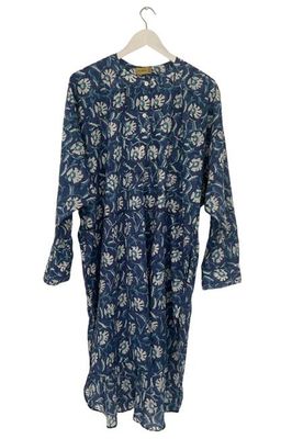NEW! Block Print Henley Neck Kurta No. 81