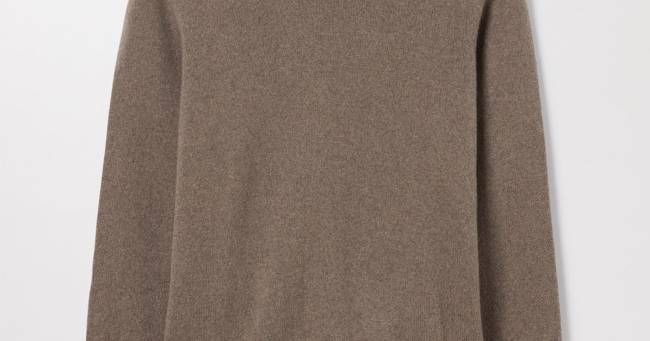 Brown Cashmere Roll Neck | Recycled Cashmere | Asket