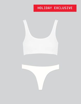 Scoop Bra & Thong Set