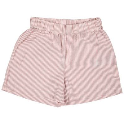Summer Shorts (Seersucker Fine Stripe) - Pink