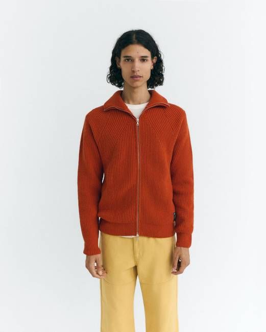 Orange wool Ekaiz sweater
