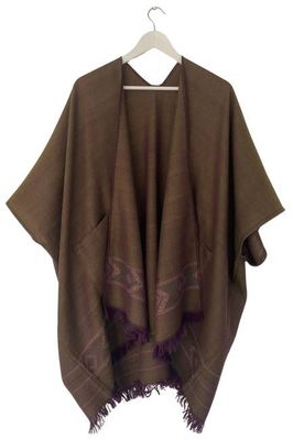 NEW! Light Wool Poncho Trudi Matcha