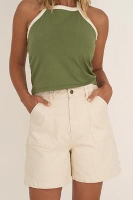 Karla White Denim Shorts
