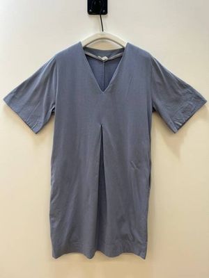 Hellblaues Kleid Toba aus Bio-Baumwolle S Preloved