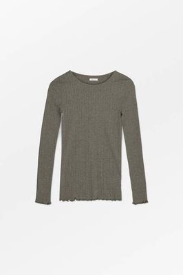 Edie blouse - Brown mélange