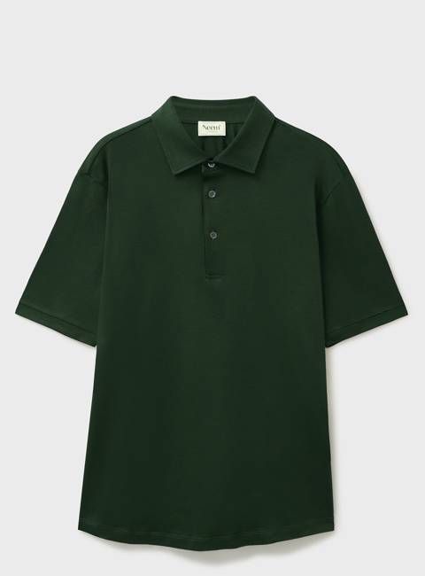 ZQ Merino Super 120s Jersey Deep Neem Short Sleeve Polo