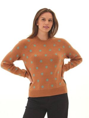 Deandra Polka Dot Cozy Sweater