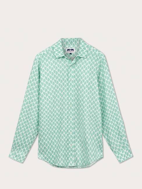 Men's Conch Salad Abaco Linen Shirt