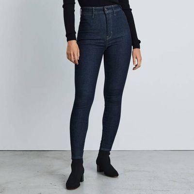 The Way-High® Clean Front Skinny Jean  | Dark Indigo | 26.5" Inseam