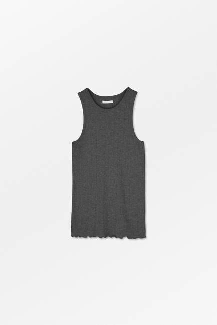 Edie tank top - Dark grey melange