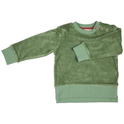 Velour Sweatshirt - Green