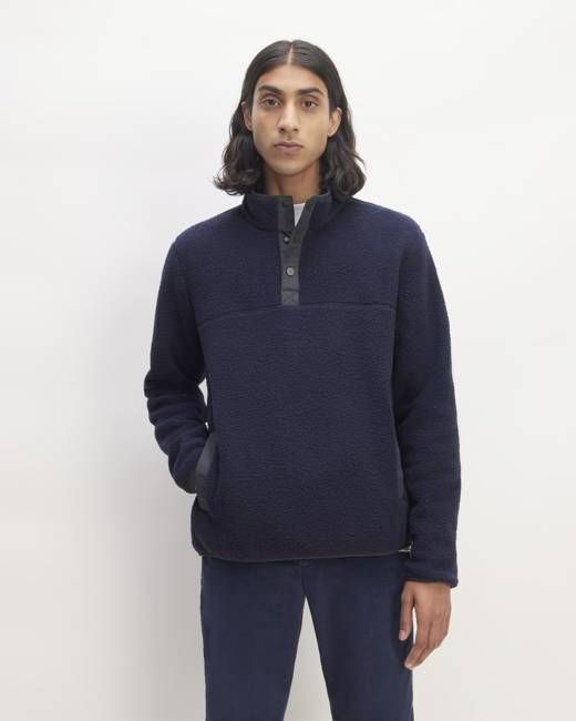 The ReNew Fleece Pullover | Navy