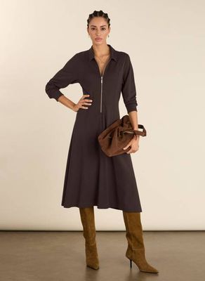 Mariposa Ponte Midi Dress