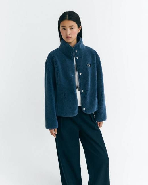 Blue fleece Kourtney jacket