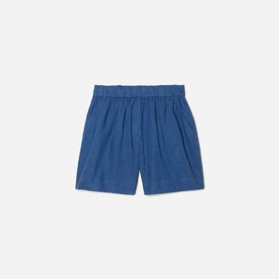 The Linen Boxer Short | Deep Blue