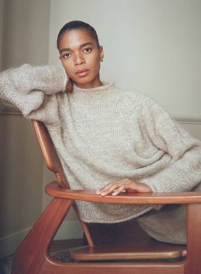 Lana Sweater, Suri Bouclé, Marled Ash