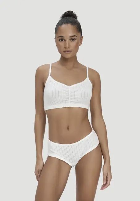Pointelle Panty Regular Cut PURE COTTON made from pure organic cotton