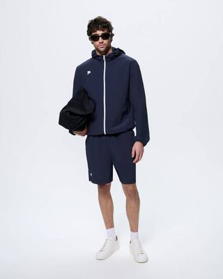 Mens Recycled Nylon Shorts—Granite Navy