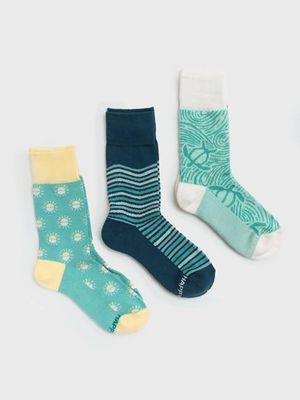 Make Waves Socks - Set of 3